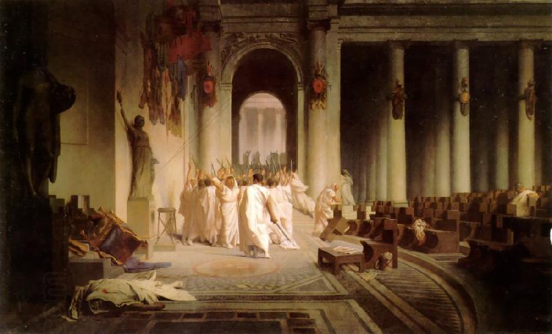 Jean Leon Gerome The Death of Caesar China oil painting art